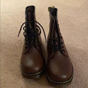 Brown Doc Martens